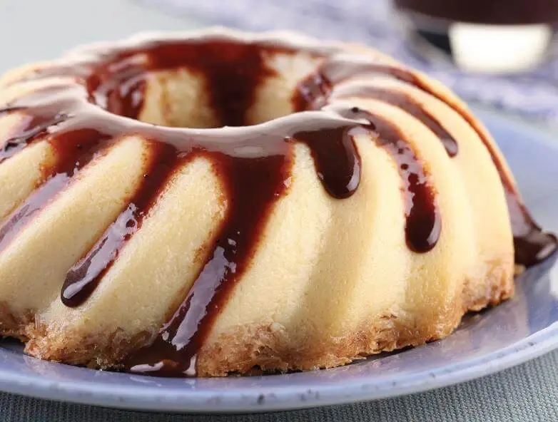 pudim de coco com chocolat